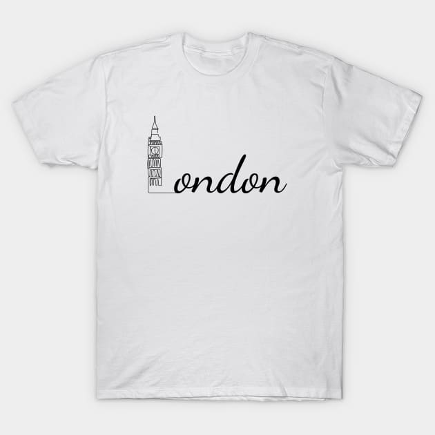 Big Ben T-Shirt by TravelGiftDesign